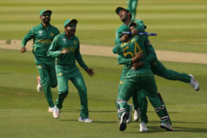 Pakistan’s Sarfraz Ahmed and team mates celebrate winning the ICC Champions Trophy. Action Images via Reuters/Paul Childs