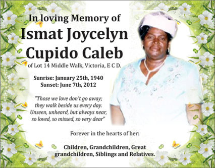 Ismat Joycelyn Cupido Caleb