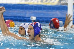 Men’s Water Polo Semi-final Maro Jokovic of Croatia reacts (Laszlo Balogh)