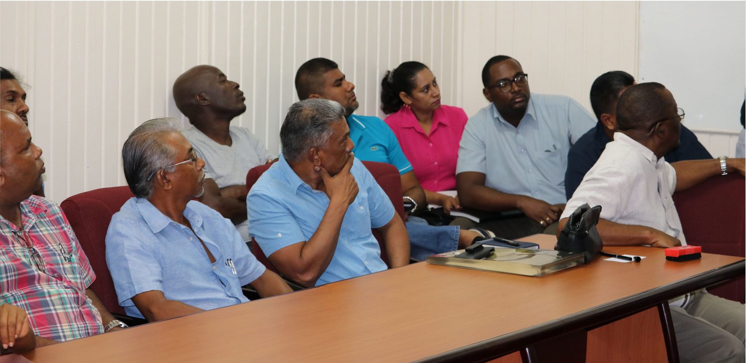 Some of the contractors who attended the meeting (CH&PA photo) 
