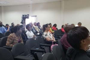Participants on Friday at the consultation on the imminent transition from Analogue to Digital Terrestrial TV Broadcasting. 