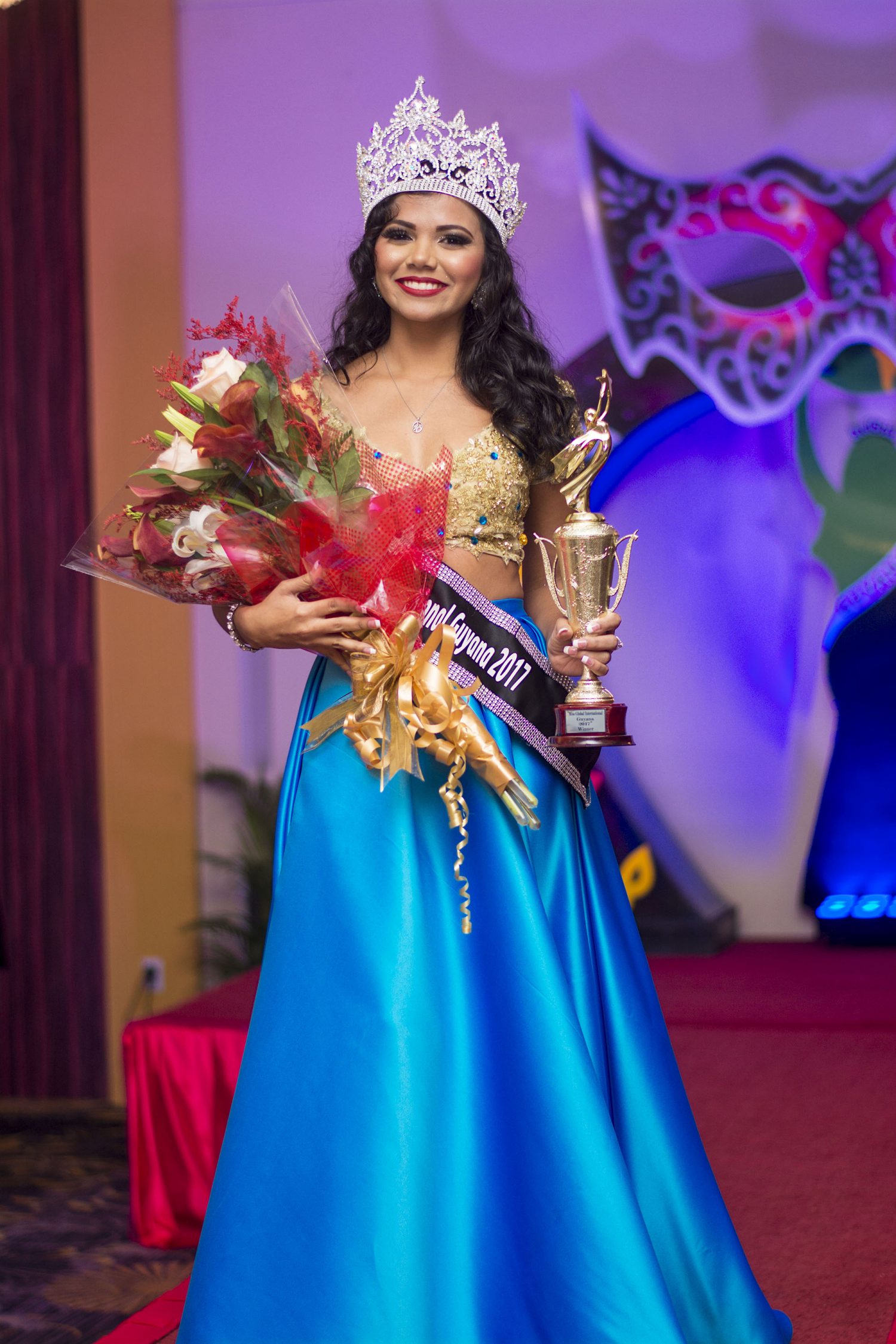 Cynthia Dookie crowned new Miss Global International Guyana - Stabroek News