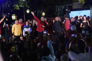 Venezuela’s President Nicolas Maduro attends a meeting with supporters in Caracas, Venezuela July 31, 2017 (Miraflores Palace handout via Reuters)