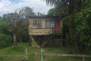The house in Mocha, East Bank Demerara where Shawn Harris was arrested yesterday morning
