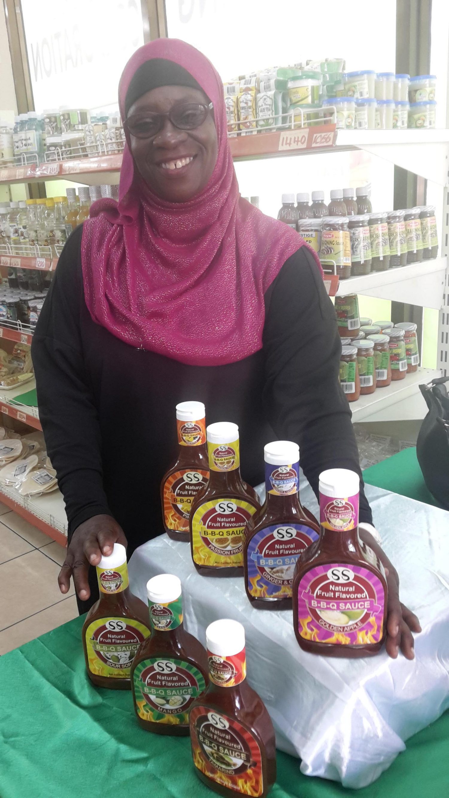 Sandra Craig and her flavoured barbecue sauces