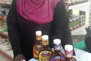 Sandra Craig and her flavoured barbecue sauces