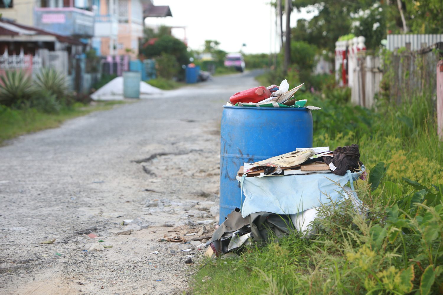 Residents in Agricola complained yesterday that their garbage has not been picked up since last week