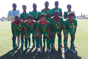 The Guyana starting XI vs Puerto Rico
