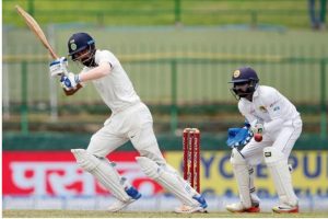 Third Test Match , Pallekele, Sri Lanka, India’s Lokesh Rahul plays a shot (Dinuka Liyanawatte)
