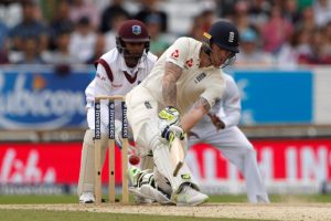 England’s Ben Stokes was for the second time in the match a thorn in the Windies’ side. (Reuters photo)

