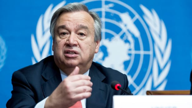 Image result for f UN  Secretary-General António Guterres