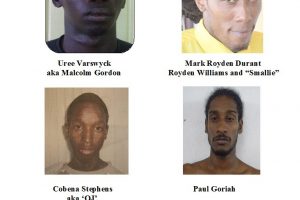 The four prisoners who are yet to be apprehended.