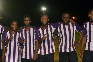 Classic 6!Western Tigers goal scorers from left to right-Jarell Tyrell, Lennox Cort, Darren Benjamin, Mark Gittens, Dellon Kelly and Jamal Pedro.