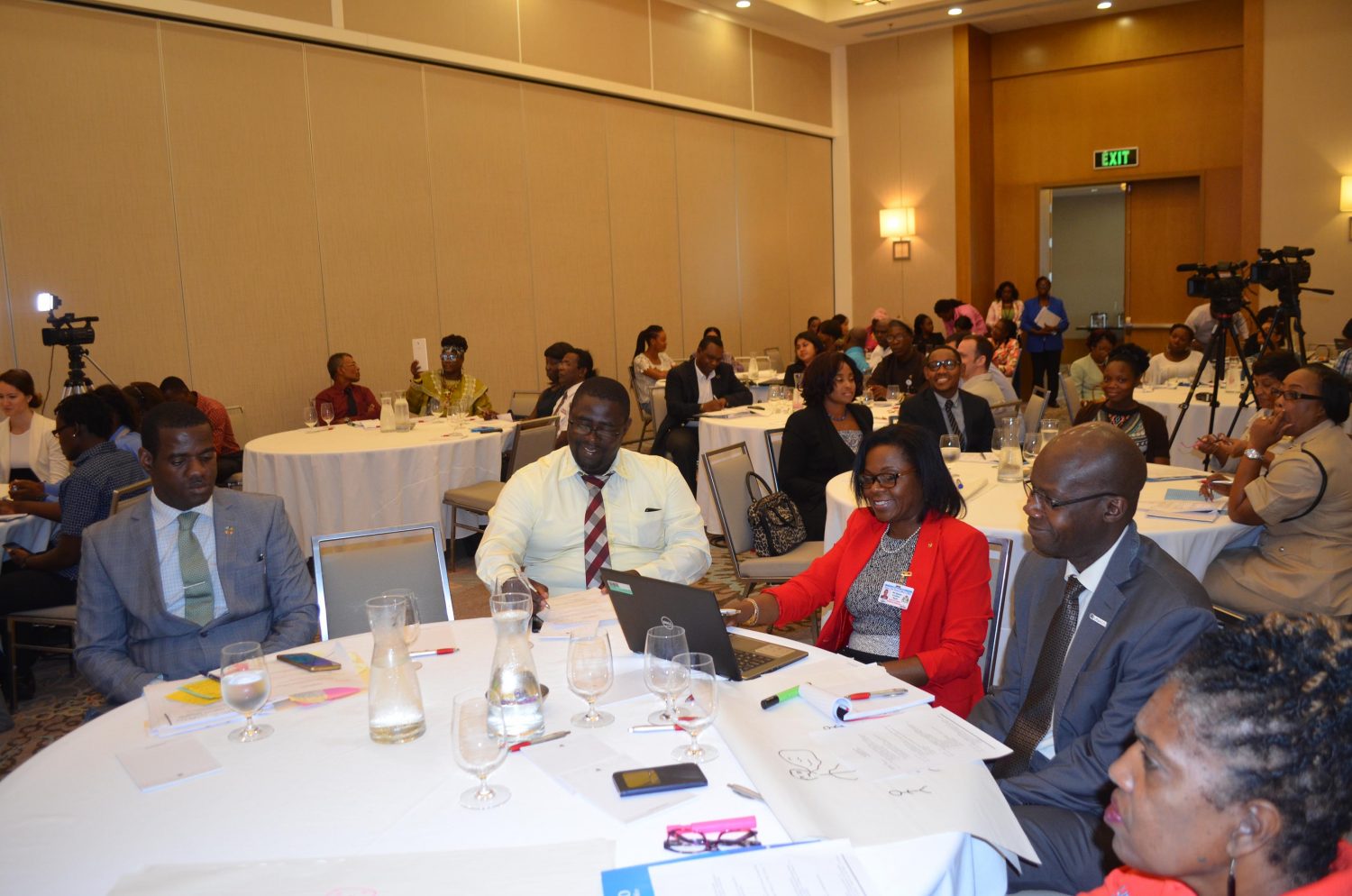 Some of the participants gathered at the Marriott Hotel during day one of consultations (DPI photo)

