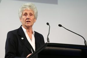 Louise Martin CBE, President of the Commonwealth Games Federation
