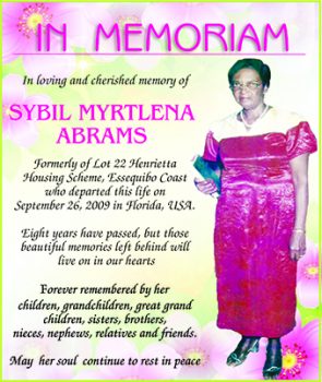 Sybil Myrtlena Abrams