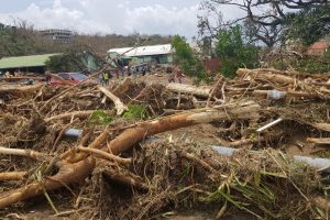 Hurricane Maria devastation on Dominica (Photo via Caribbean Tourism Organization)