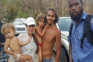 T&T Defence Force personnel on Friday rescued a family who had been living in a car “in the middle of nowhere” since Hurricane Maria struck Dominica last Monday night. Trinidadian Stephan Subero, wife Sara and their two children were airlifted out of the area by a Venezuelan helicopter.
