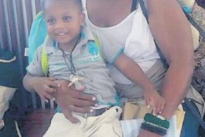 Melan Salvary and her grandson Oliver, who both died when a massive wave swept them away in St Maarten during the passage of Hurricane Irma last Tuesday.