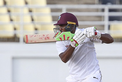 Right-handed batsman Sunil Ambris
