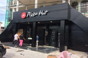 The new location of Pizza Hut on the ground floor of the Buddy’s Building on Sherriff Street.
