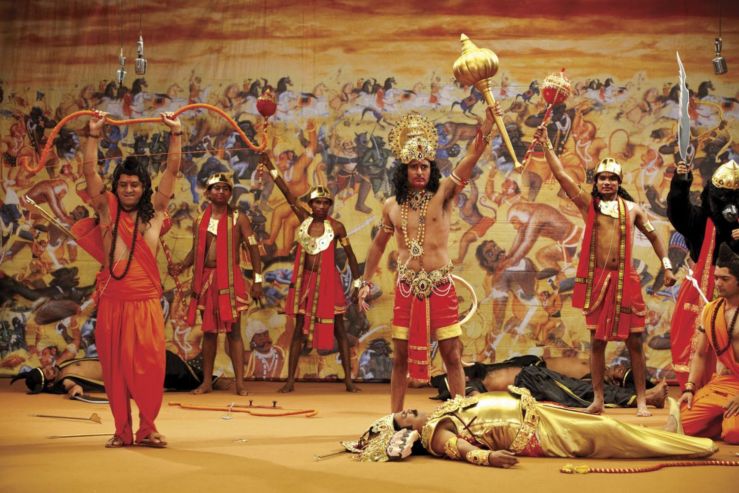 A depiction of Ramlila in India