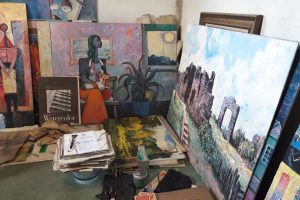  Jorge Bowen-Forbes’
studio at his home