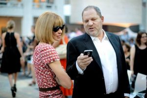 Harvery Weinstein and Anna Wintour at Fashion Night Out in 2010