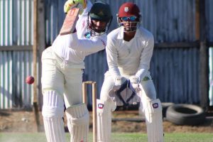 Batsman Akshaya Persaud earned his maiden call up to the Guyana national four-day team following his outstanding batting performances in the recent Guyana Cricket Board franchise league tournament. (Royston Alkins photo)
