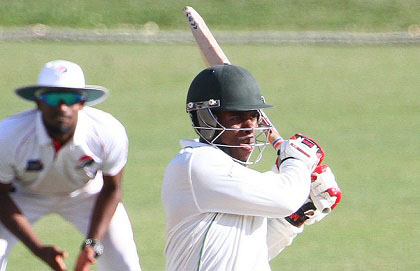 All-rounder Fabian Allen … top-scored with an unbeaten 169.