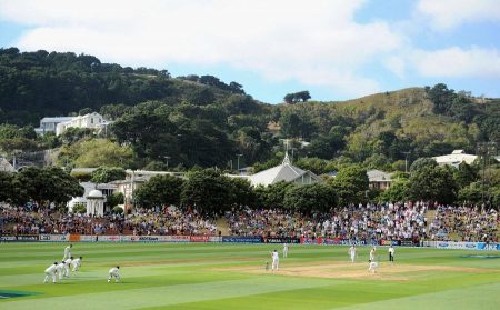 The Basin Reserve, Wellington, New Zealand, the venue for the First Test Match between the West Indies and New Zealand (ESPNCricinfo.com)