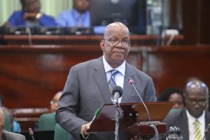 Finance Minister Winston Jordan 