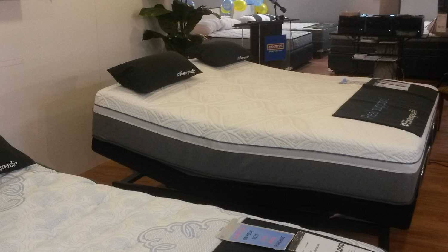 The Motion Custom adjustable bed at the Courts Sleep Centre
