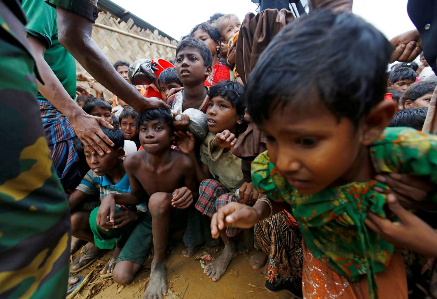 Rohingya refugee children (Reuters photo)
