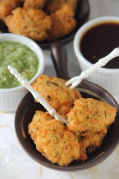 Dried Shrimp Cakes/Fritters (Photo by Cynthia Nelson
