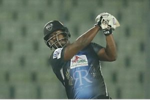 West Indies star Johnson Charles … punched a hundred for Rangpur Riders. 