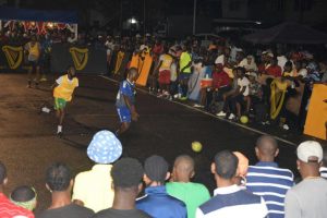Flashback-Scenes from the earlier group clash between Sparta Boss and Gaza Squad at the National Cultural Center Tarmac, in the Guinness ‘Greatest of the Streets’ Georgetown Zone.