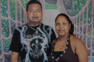 Khemchand Roopnarine and his wife, Patricia