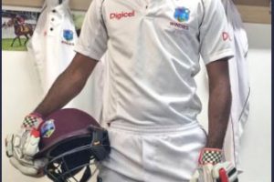 Kraigg Brathwaite after a training session in the build-up to the second Test. (Photo courtesy CWI Media)