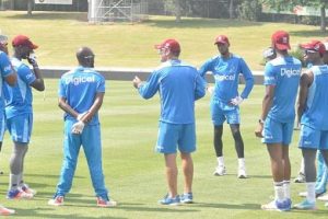 West Indies undergo last minute preparations for the second Test against New Zealand. (Photo courtesy CWI Media)
