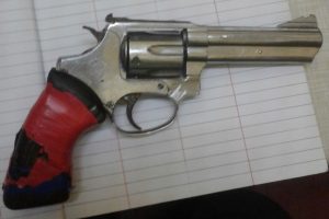 The weapon allegedly found in the man’s possession
