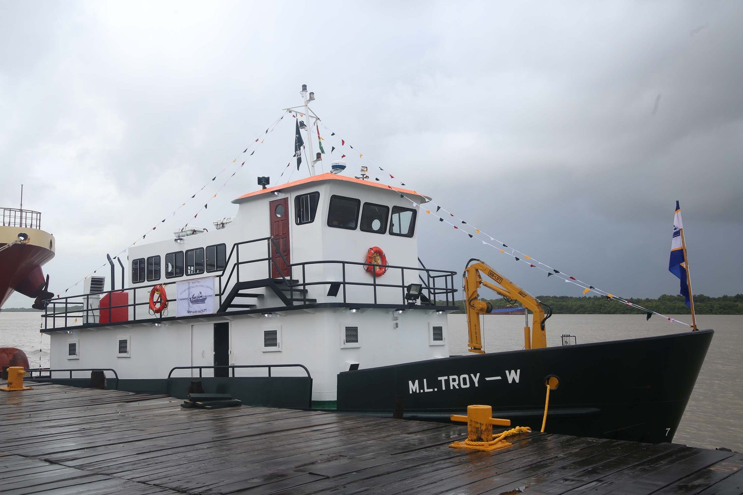 The newly commissioned M.L Troy-W