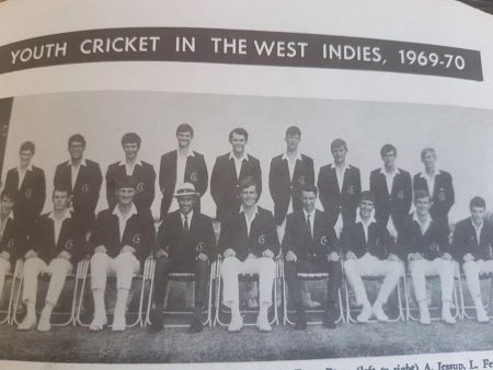  The Australia U19 cricket team that toured the West Indies in 1969-1970.