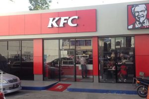 Kentucky Fried Chicken (KFC) reopened in Guyana in October 2016 (Photo by Keno George)
