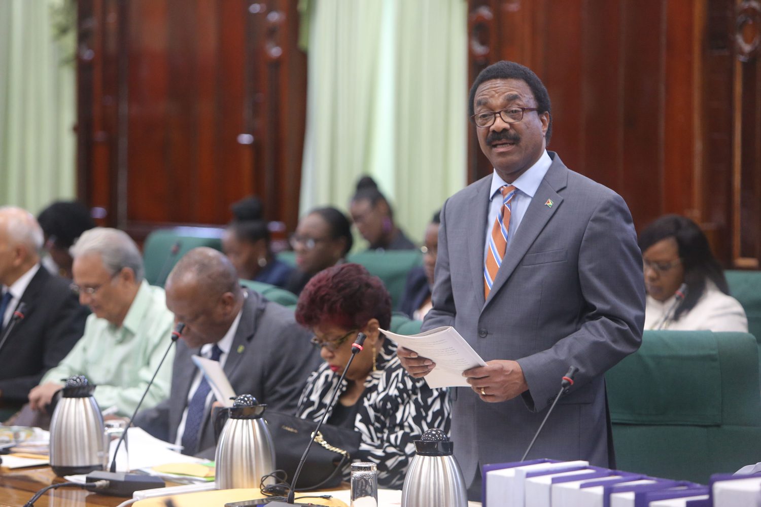 Minister of Legal Affairs, Basil Williams piloting the bill