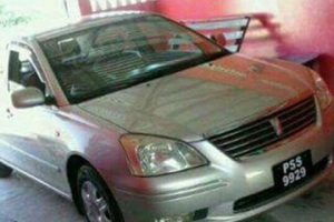 The Toyota Premio motorcar PSS 9926 which was stolen from Harry Narine