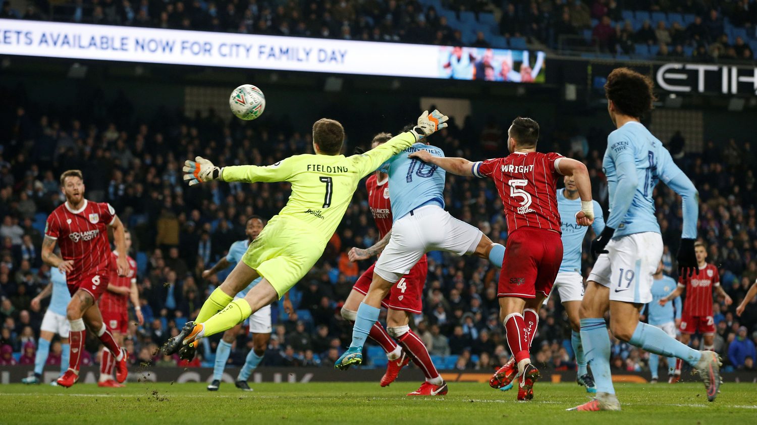 Manchester City’s Sergio Aguero scores their second goal (REUTERS/Andrew Yates)