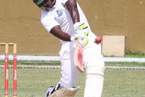 Anthony Bramble as usual came to the party with a quickfire knock of 42 from just 31 balls. (Orlando Charles photo)