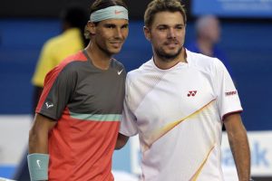Rafael Nadal (left) and Stan Wawrinka