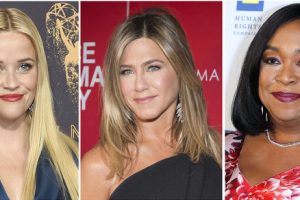 Witherspoon, Aniston and Rhimes are among hundreds of Hollywood women who have formed an anti-harassment
